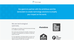 Desktop Screenshot of patronage.org